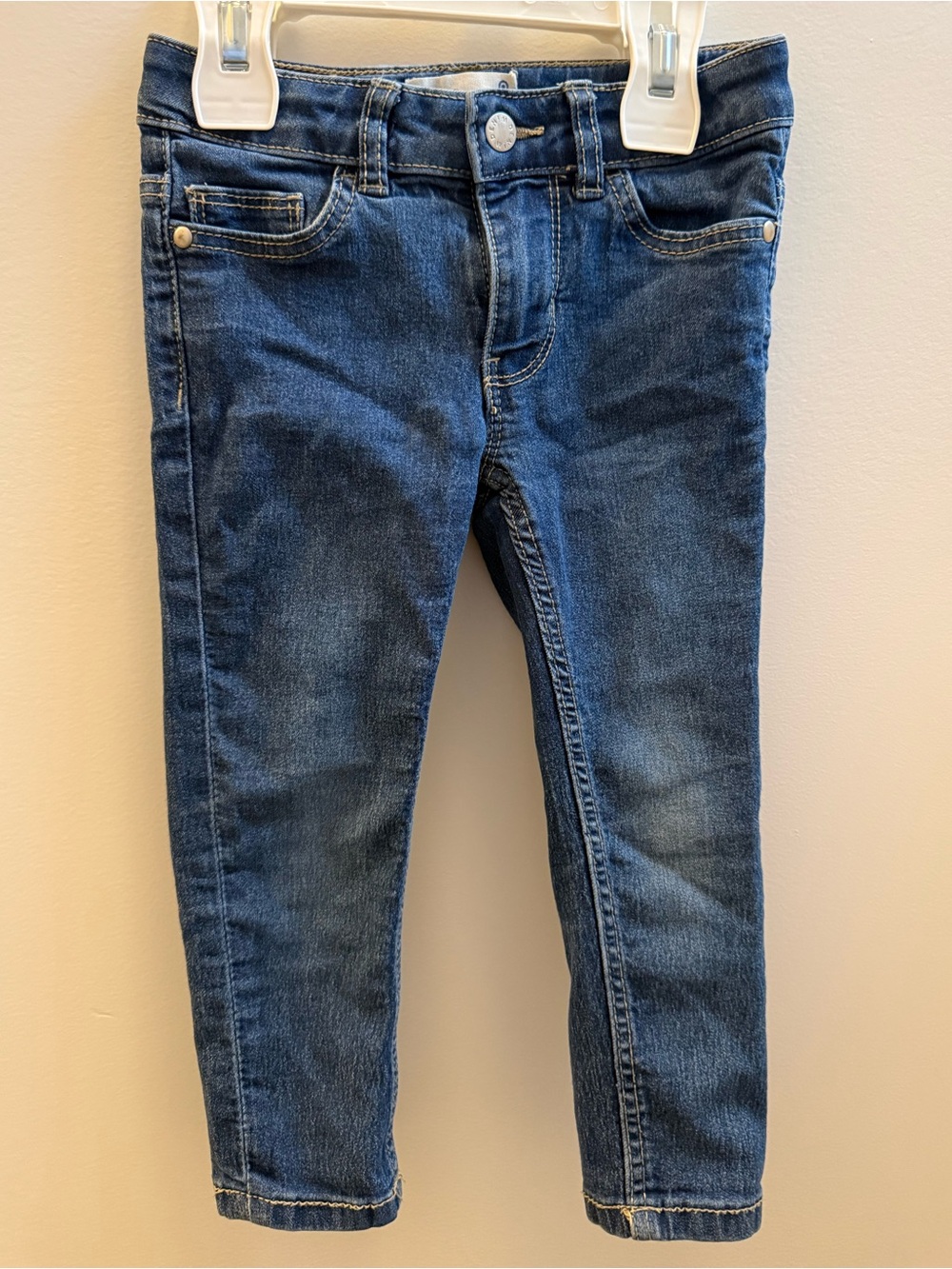 Target Girls 2T Fitted Full-Length Blue Denim Pants